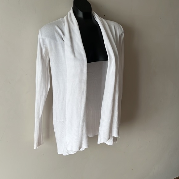 White long sleeve open cardigan - Picture 2 of 5